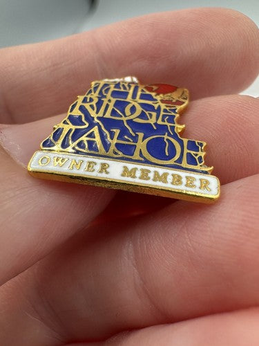 The Ridge Tahoe Owner Member Small Metal Pin Ski Resort