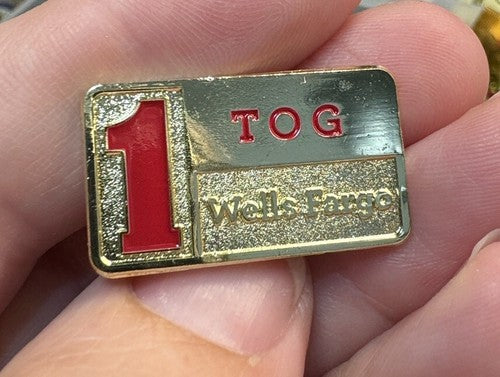 Wells Fargo Employee Pin Lapel 1 TOG Enamel Technology Operations Group