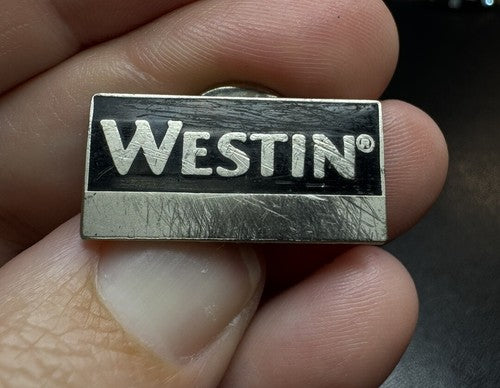 WESTIN HOTEL RESORT SILVER ENAMEL LAPEL PIN