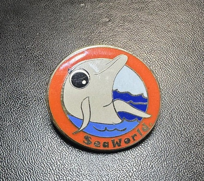 SeaWorld Dolphin Lapel Pin Sea World