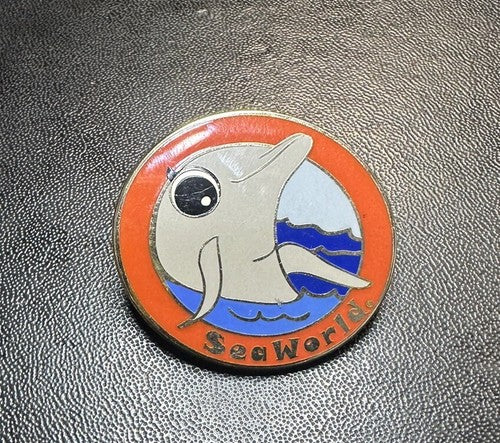 SeaWorld Dolphin Lapel Pin Sea World