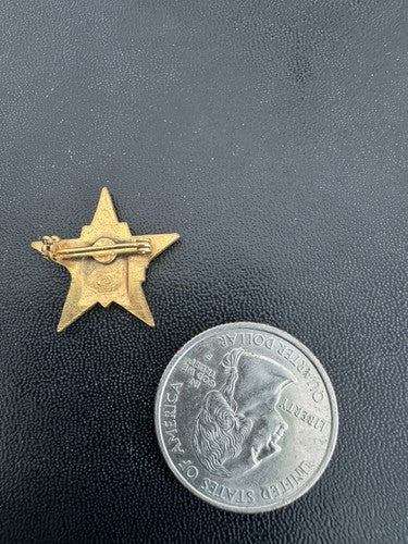 Vtg 1950's 5-Point Star Sr. Logo Girl Scout Pin Balfour Seniors