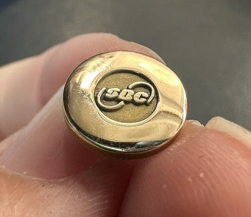 Gold Filled SBC Southwestern Bell Corporation Communications AT&T Lapel Pin