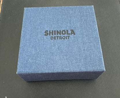 SHINOLA Detroit 24mm Runwell Watch Pendant  Necklace New with Box Petoskey $500