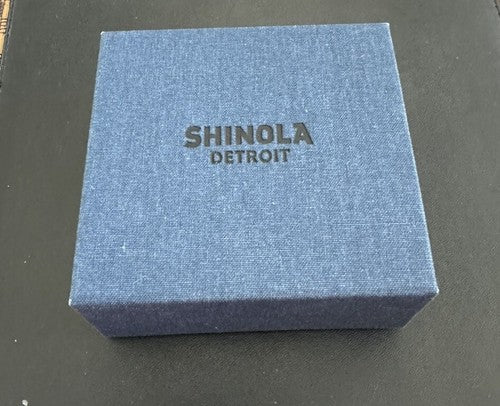 SHINOLA Detroit 24mm Runwell Watch Pendant  Necklace New with Box Petoskey $500