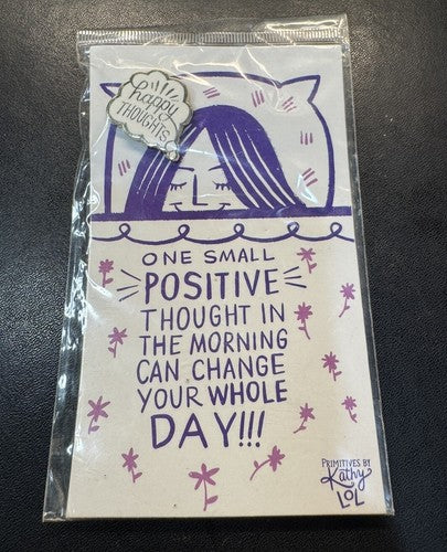 Primitives by Kathy HAPPY THOUGHTS Pin