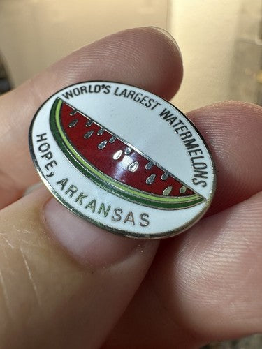 Hope Arkansas Worlds Largest Watermelon Lapel Pin World’s