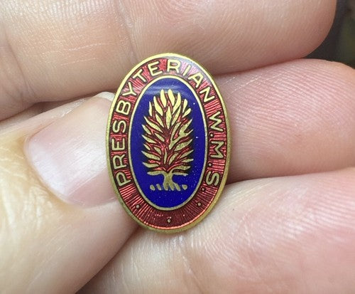STUNNING Presbyterian Women’s Missionary Society Pin Gold Tone - Vintage