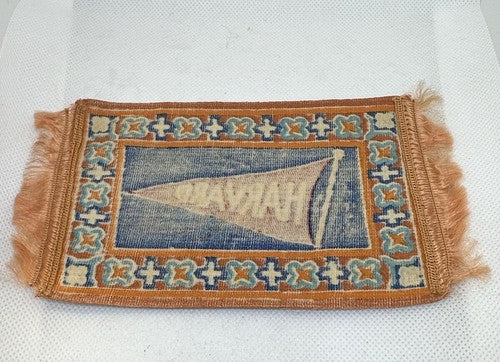 Harvard University Antique Tobacco Decorative Cigar Box Felt Pennant College 6”