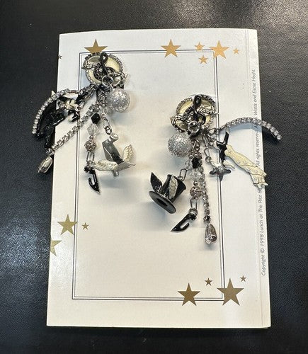 Lunch At The Ritz Strickly Ballroom Carts Du Jour Earrings RARE New On Card
