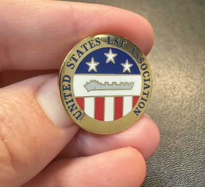 United States LST Association US NAVY Military Hat Pin Landing Ship Tank