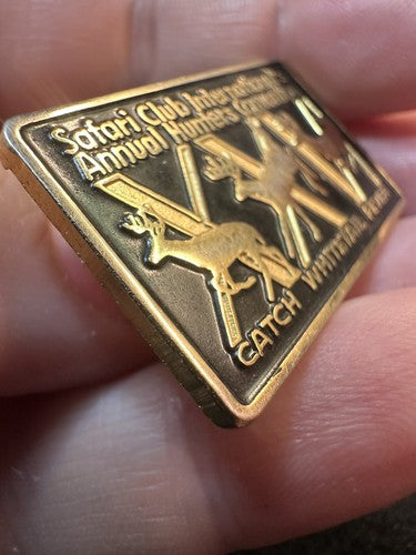 Safari Club International Annual Hunters Convention Catch Whitetail Fever Pin