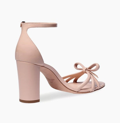 Women’s Kate Spade New York Flamenco Nude Patent Bow Heels Pumps Size 10B $198