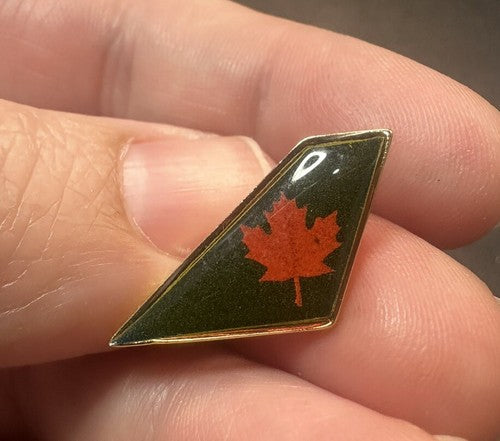 AIR CANADA LAPEL PIN Tail Logo Red Maple Leaf