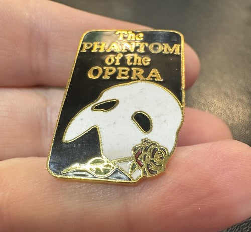 Vintage The Phantom Of The Opera Lapel Pin, 1986 Really Useful Group