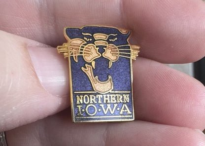 Vintage UNI University of Northern Iowa Panthers Lapel Pin