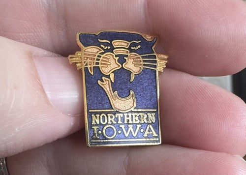 Vintage UNI University of Northern Iowa Panthers Lapel Pin