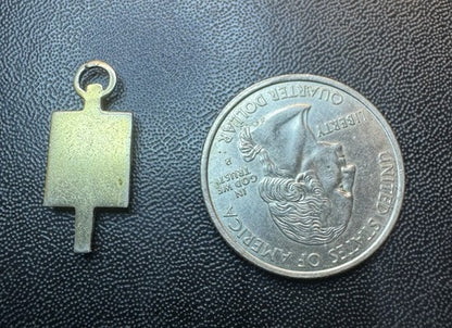Vintage Emory University Key Fob Charm Pendant Gold Tone