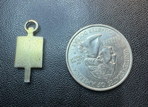 Vintage Emory University Key Fob Charm Pendant Gold Tone