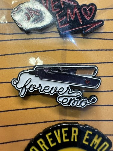 MAYDAY PARADE Forever Emo Pin Set - 3 Piece Set - Excellent Condition