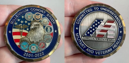 Millennium Cohort Study 2001-2022 Understanding Veteran Health Challenge Coin