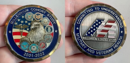 Millennium Cohort Study 2001-2022 Understanding Veteran Health Challenge Coin