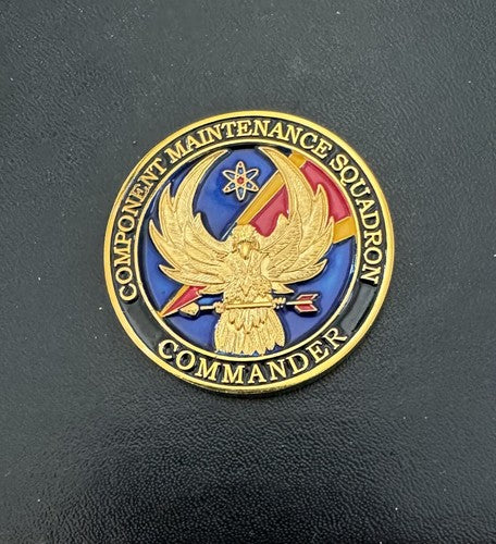 Commander USAF 56th Component Maintenance Squadron Challenge Coin