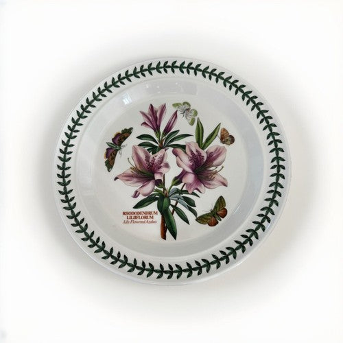 Portmeirion BOTANIC GARDEN Dinner Plates - Lily Flowered Azalea Rosa Royal Rose