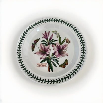 Portmeirion BOTANIC GARDEN Dinner Plates - Lily Flowered Azalea Rosa Royal Rose