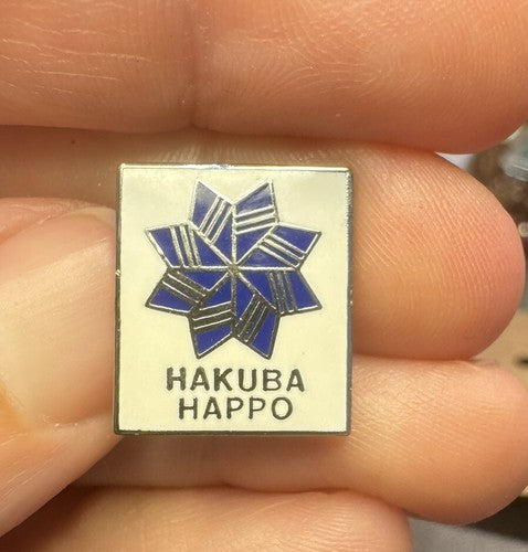 HAKUBA HAPPO Ski Resort Pin Badge Japan RARE