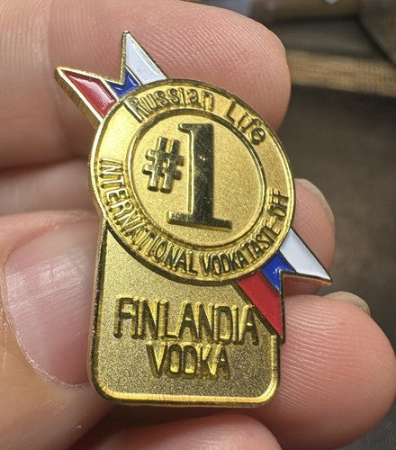 Finlandia Vodka - Russian Life International Vodka Taste-Off #1 Lapel Pin