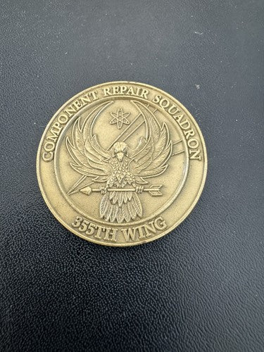 Original USAF 355th Wing Component Repair Squadron Challenge Coin