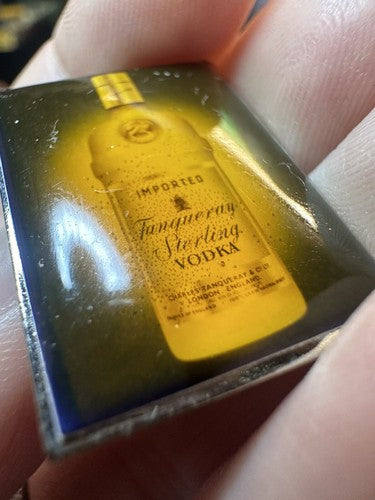 Vintage Tanqueray Sterling Vodka Lapel Pin
