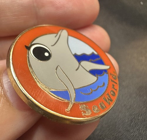 SeaWorld Dolphin Lapel Pin Sea World