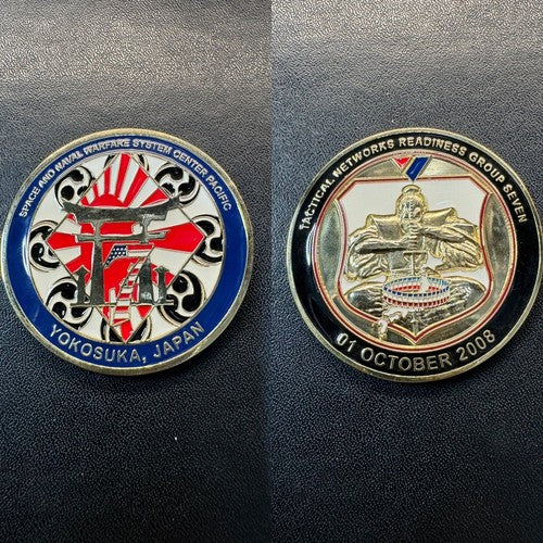 Space and Naval Warfare System Center Challenge Coin Tactical Networks Readiness