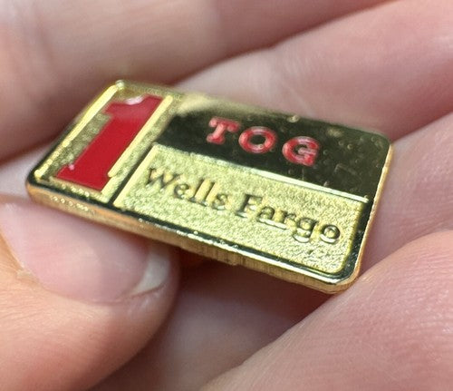 Wells Fargo Employee Pin Lapel 1 TOG Enamel Technology Operations Group