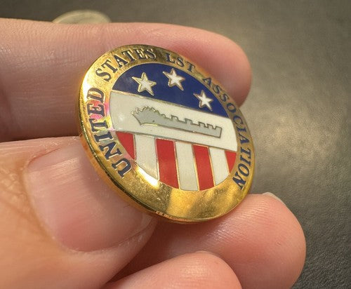 United States LST Association US NAVY Military Hat Pin Landing Ship Tank