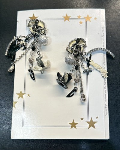 Lunch At The Ritz Strickly Ballroom Carts Du Jour Earrings RARE New On Card