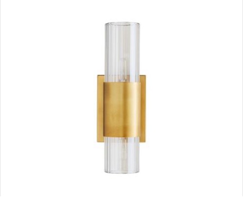 ARTERIORS Tompkins 2-Light Dimmable Antique Brass Sconce Vanity 49334 $1,040