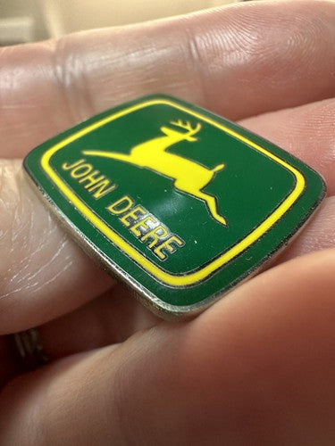 John Deere 1968 - 2000 Leaping Deer Logo Hat Lapel Pin Buckles of America Tie