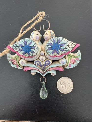 TURTLE DOVES Jim Shore Heartwood Creek 12 Days of Christmas Ornaments