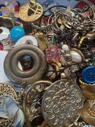 Vintage to Modern SINGLE Earring Lot Pierced Craft RePurpose Stud Dangle 1 Lb