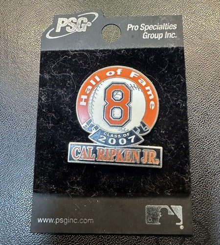Baltimore Orioles Cal Ripken Jr 2007 Hall of Fame #8 Pin PSG