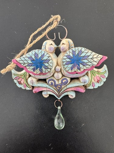 TURTLE DOVES Jim Shore Heartwood Creek 12 Days of Christmas Ornaments