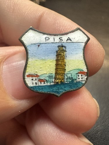 Vintage Pisa, Italy Tourist Travel Souvenir Pin - Leaning Tower of Pisa