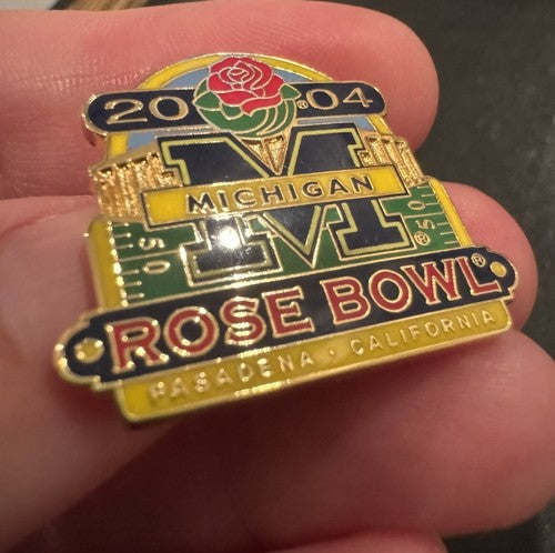 Michigan Wolverines Pins University of Michigan 2004 Rose Bowl Team College Pin