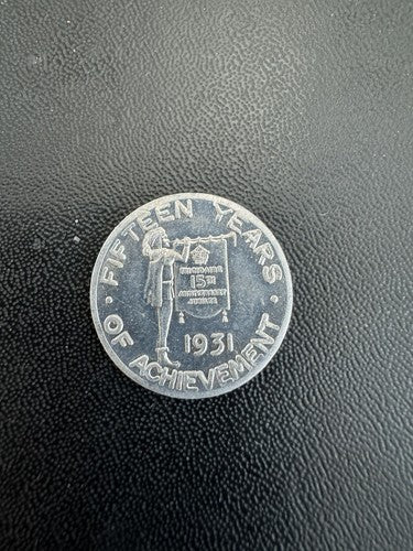 1931 Dayton, Ohio OH Frigidaire 1 BTU Refrigerator Advertising 15 Years Token