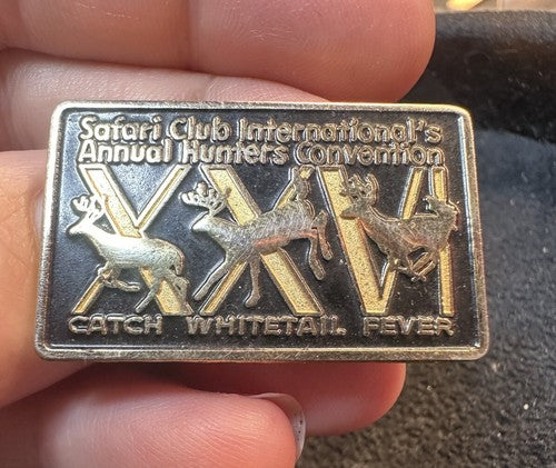 Safari Club International Annual Hunters Convention Catch Whitetail Fever Pin