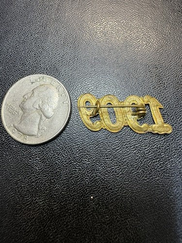 Antique 1909 Pin Maybe Lambda Chi Alpha? Fraternity Lapel Pin