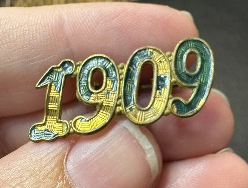 Antique 1909 Pin Maybe Lambda Chi Alpha? Fraternity Lapel Pin